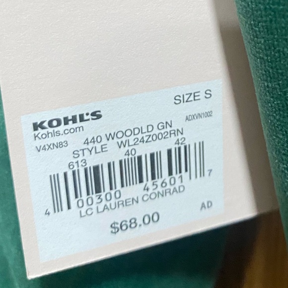 NWT LC Lauren Conrad Teal Faux Leather Jacket - Picture 6 of 9